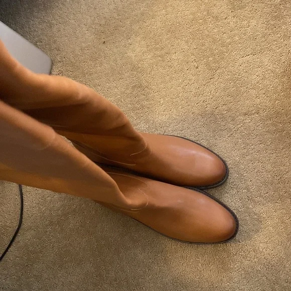 J Crew Leather over-the-knee riding boots BA769 - Picture 7 of 7